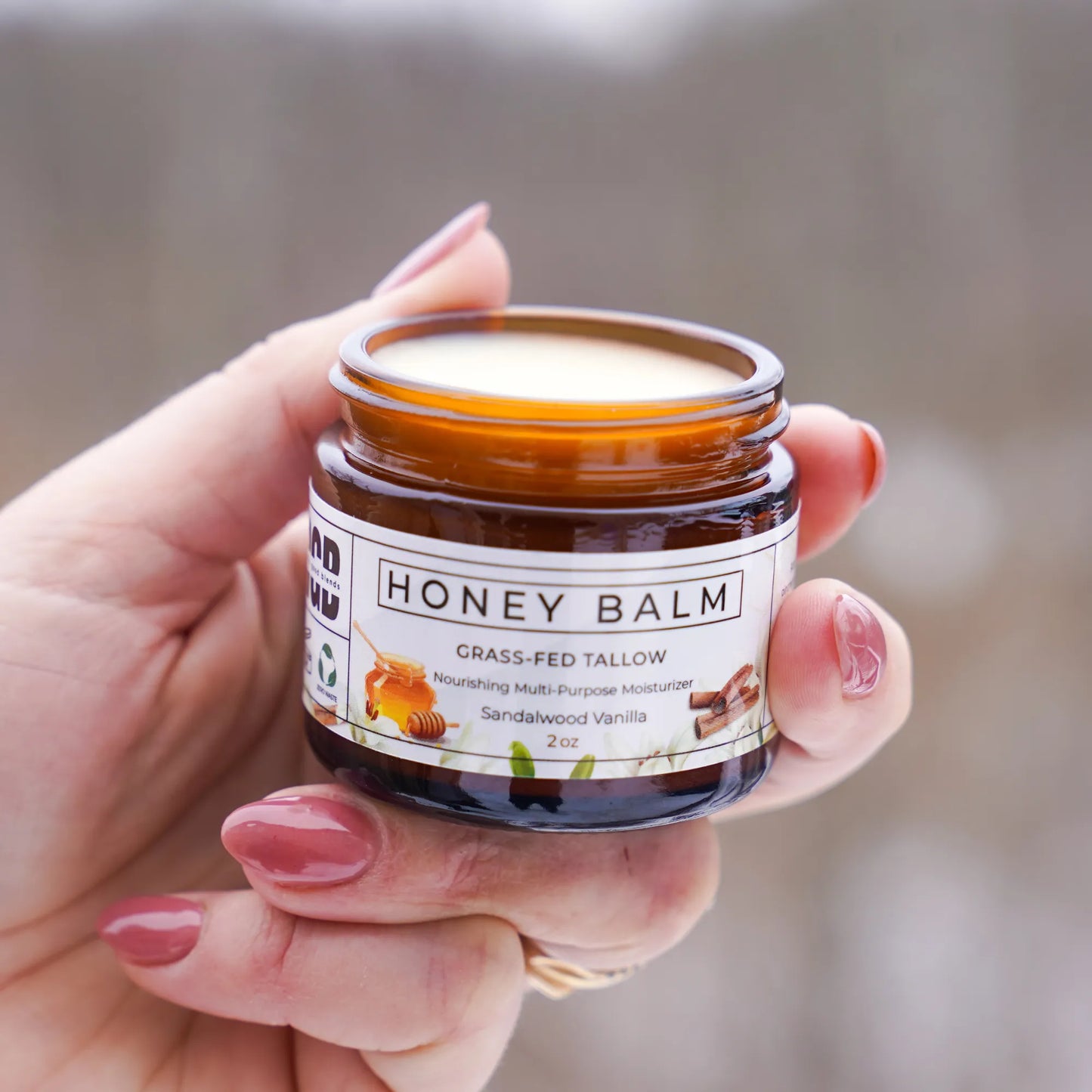 Tallow Honey Balm Sandalwood vanilla for Face - Really Good Blends