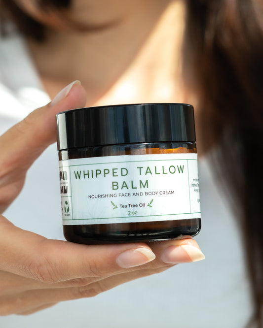 tallow and honey balm