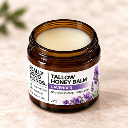 Tallow and Honey Balm (Lavender) - 2 oz