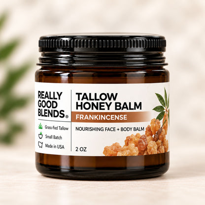 Tallow and Honey Balm (Frankincense) - 2 oz