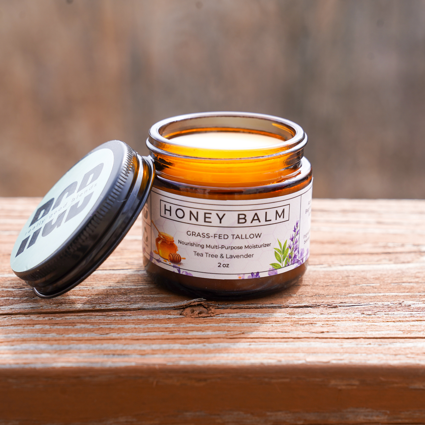 Tallow and Honey Balm (Tea Tree & Lavender) - 2 oz
