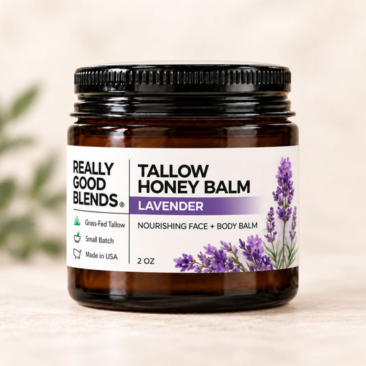 Tallow and Honey Balm (Lavender) - 2 oz