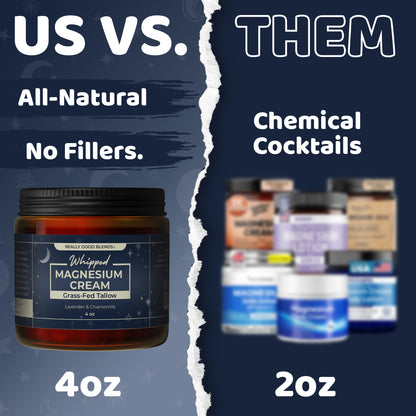 Magnesium Cream (Lavender & Chamomile) - 4 oz