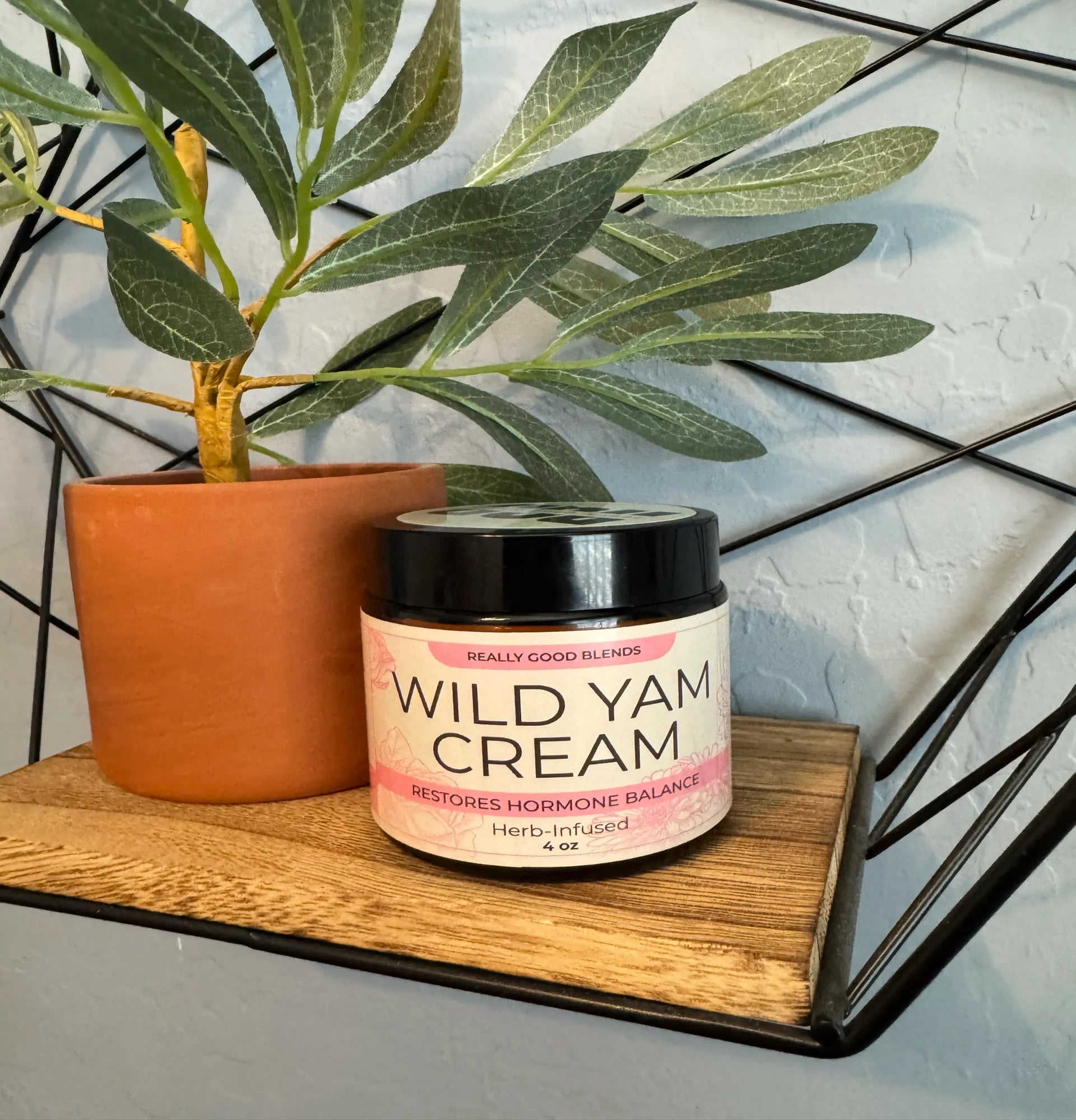 Wild Yam Cream (Unscented/Herb-Infused) - 4 oz