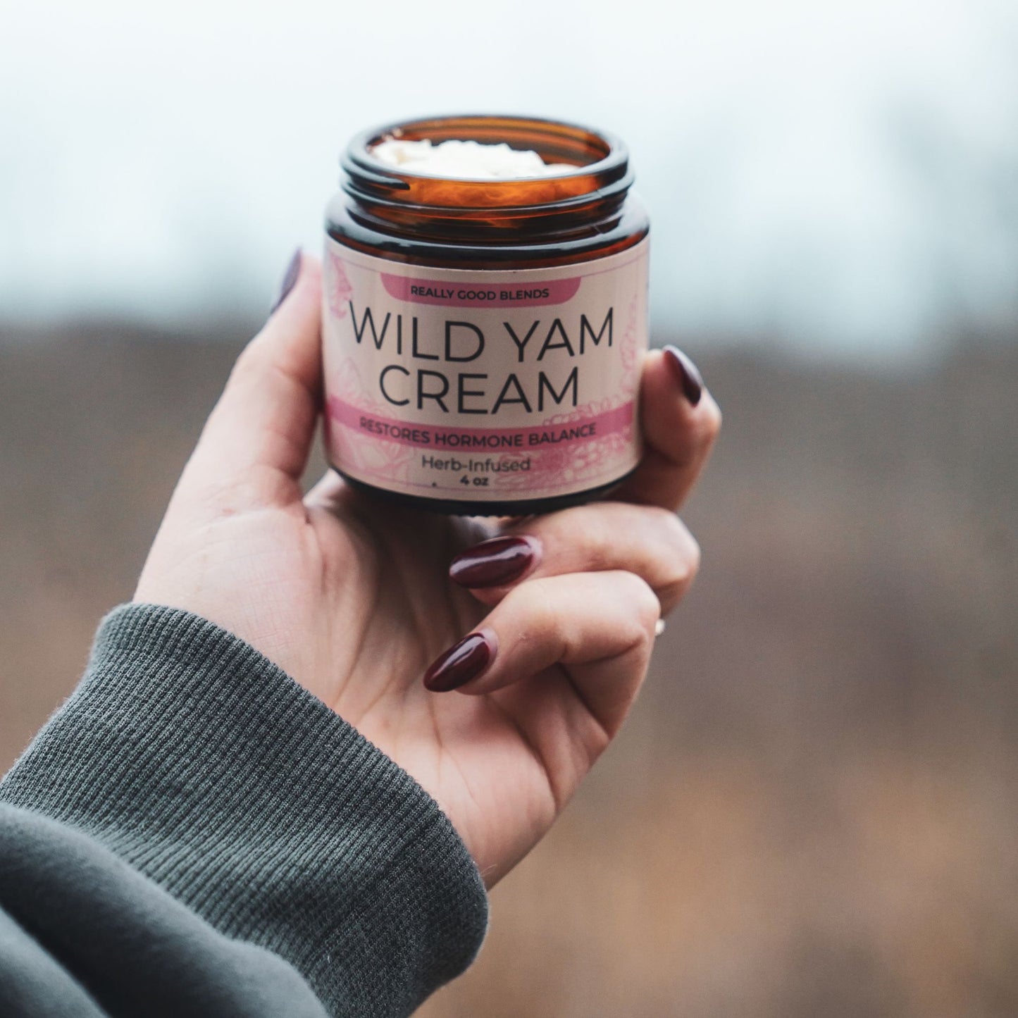 Wild Yam Cream (Unscented/Herb-Infused) - 4 oz